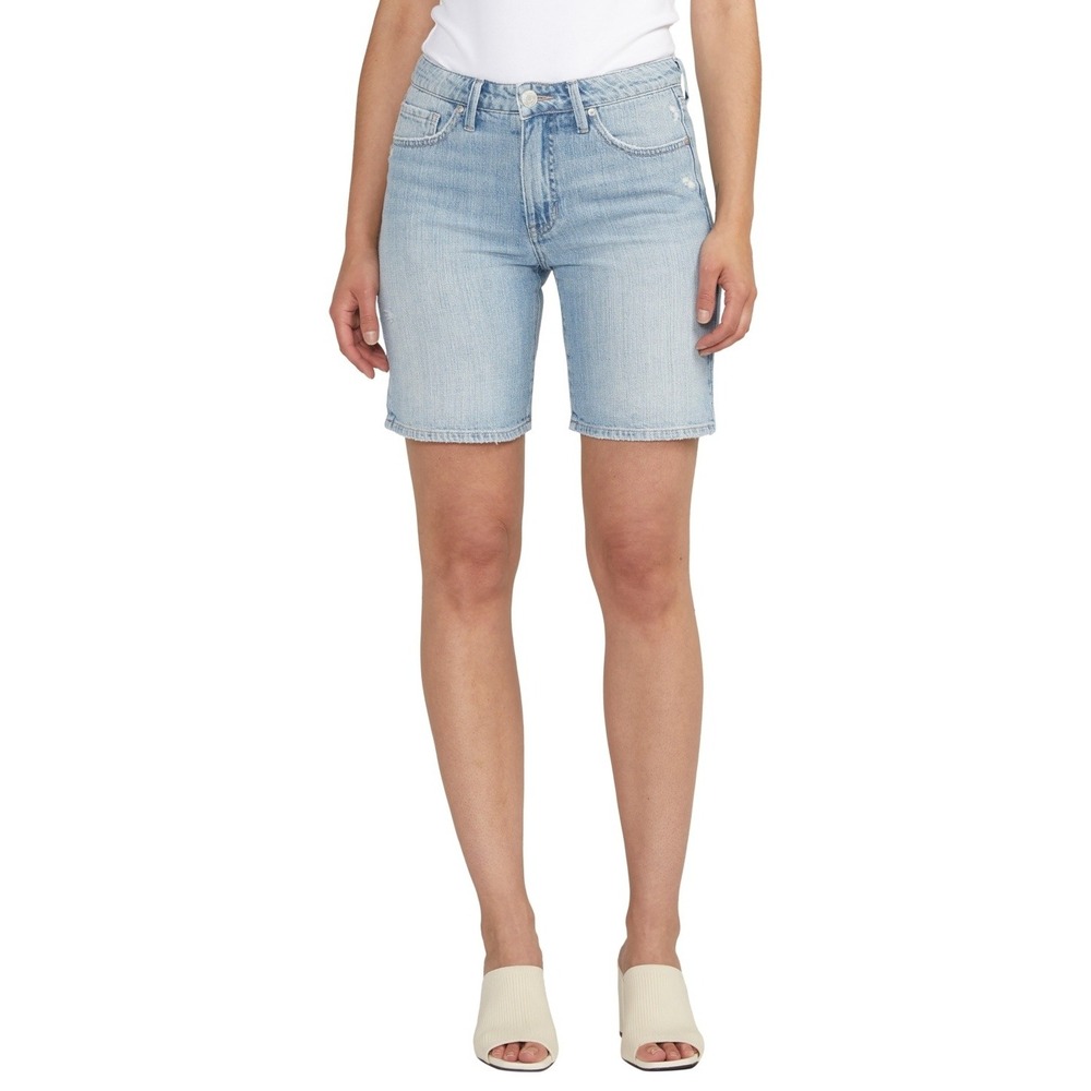 JAG Jean Shorts Womens 2 Blue Distressed Raw Hem Casual Summer Sailing NWT
